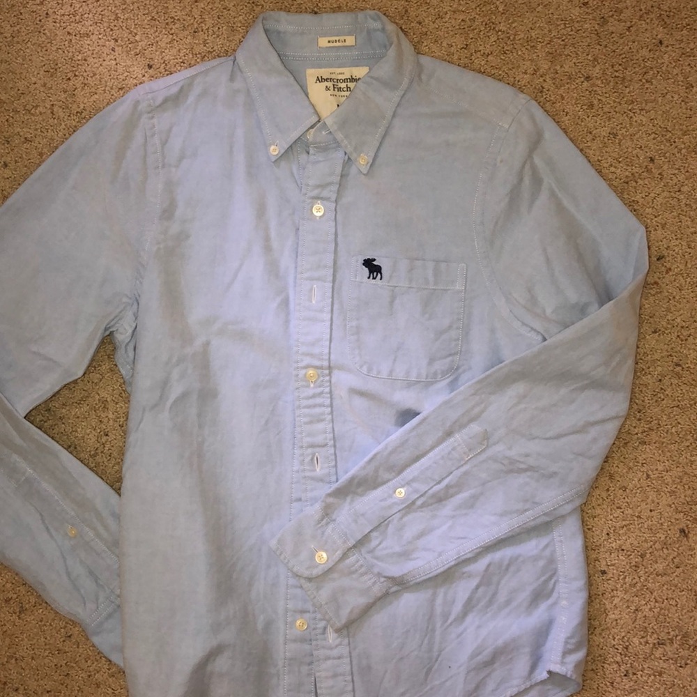 Abercrombie Men’s Muscle button up